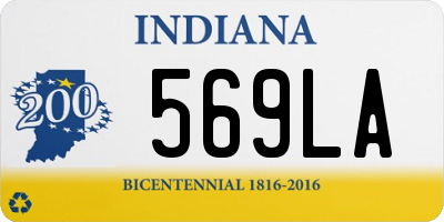 IN license plate 569LA