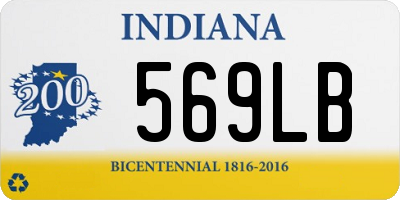 IN license plate 569LB
