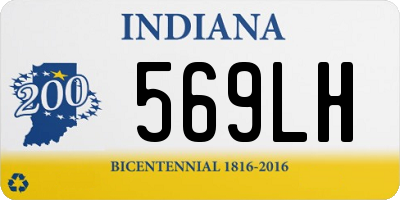 IN license plate 569LH