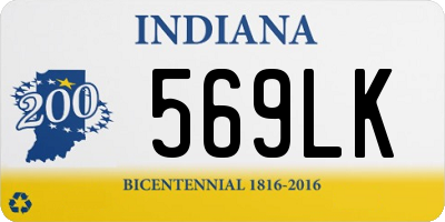 IN license plate 569LK