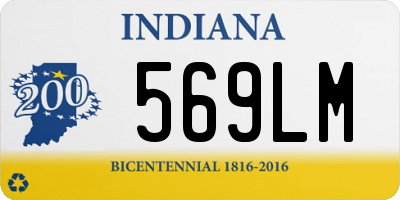 IN license plate 569LM