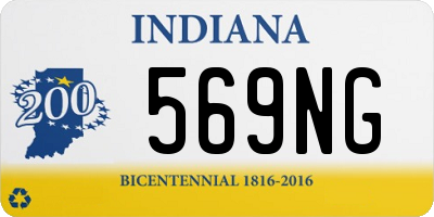 IN license plate 569NG