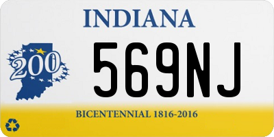 IN license plate 569NJ