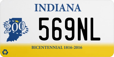 IN license plate 569NL