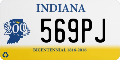 IN license plate 569PJ