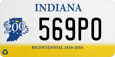 IN license plate 569PO