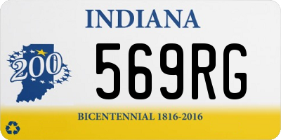 IN license plate 569RG