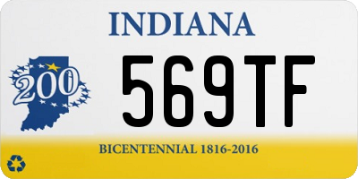 IN license plate 569TF