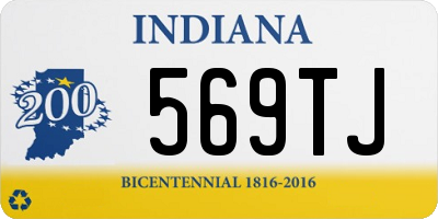 IN license plate 569TJ