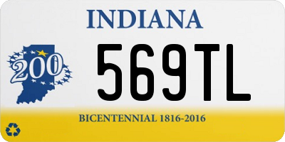 IN license plate 569TL