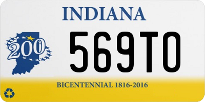 IN license plate 569TO
