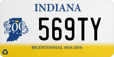 IN license plate 569TY