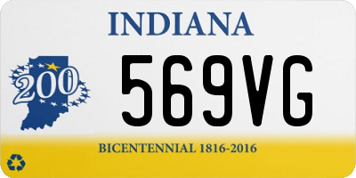 IN license plate 569VG