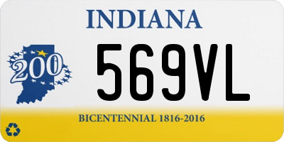 IN license plate 569VL