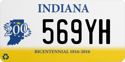 IN license plate 569YH