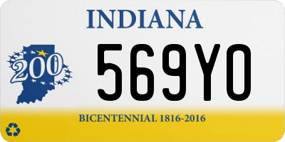 IN license plate 569YO