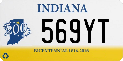 IN license plate 569YT