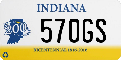 IN license plate 570GS