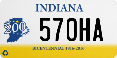 IN license plate 570HA