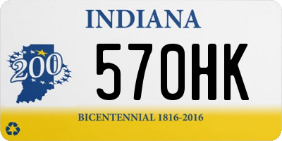 IN license plate 570HK