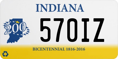 IN license plate 570IZ