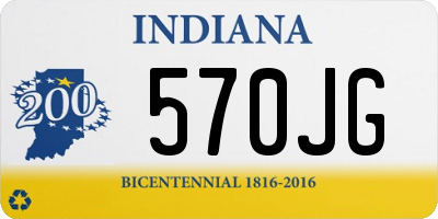 IN license plate 570JG