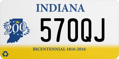 IN license plate 570QJ