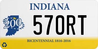 IN license plate 570RT