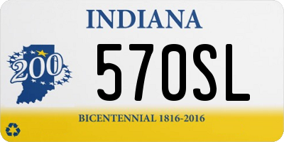 IN license plate 570SL