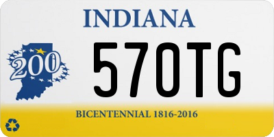 IN license plate 570TG