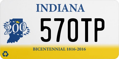 IN license plate 570TP