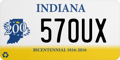 IN license plate 570UX