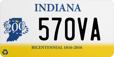 IN license plate 570VA