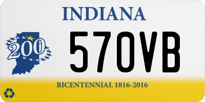 IN license plate 570VB