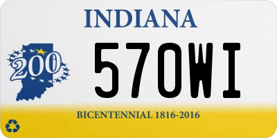 IN license plate 570WI
