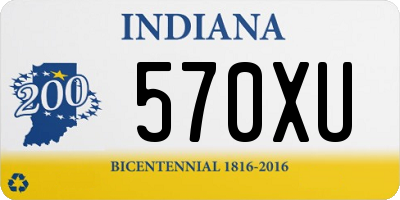 IN license plate 570XU