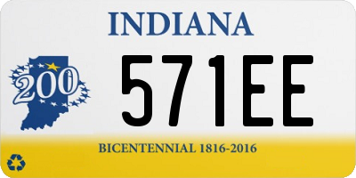 IN license plate 571EE