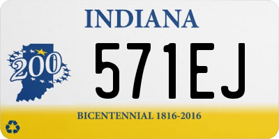 IN license plate 571EJ