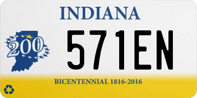 IN license plate 571EN