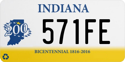 IN license plate 571FE