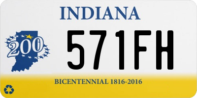 IN license plate 571FH