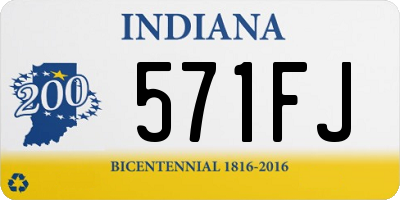 IN license plate 571FJ