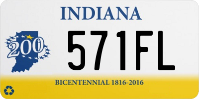 IN license plate 571FL