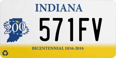 IN license plate 571FV