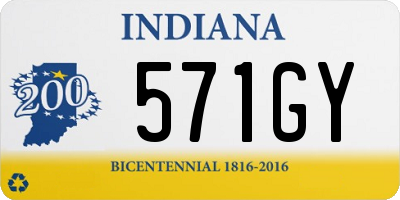 IN license plate 571GY