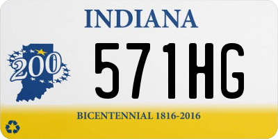 IN license plate 571HG