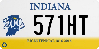 IN license plate 571HT