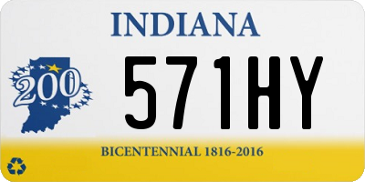 IN license plate 571HY