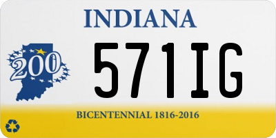 IN license plate 571IG