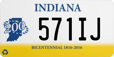 IN license plate 571IJ